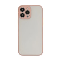 Apple iPhone Uyumlu 13 Pro Max Kılıf Montreal Silikon Kapak - Pembe Çr