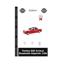 Delux Serisi Torima D82 Kırmızı Bluetooth Hoparlör 15w Araç Maketi Ofis Objesi Akıllı Aksesuar