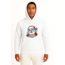 Bahriyeli Collection Kapüşonlu Merry Christmas Yılbaşı Göğüs Baskılı Unisex Sweatshirt Beyaz Bahriyeli Collection Kapüşonlu Merry Christmas Yılbaşı Göğüs Baskılı Unisex Sweatshirt Beyaz