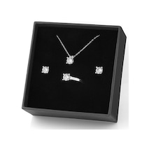 Glorria Gümüş Tektaş Set