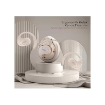 Hifree W1 Açık Ows Bluetooth Kulaklık, Krem
