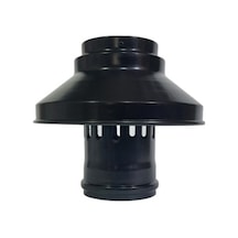 Dikey Şapkalı Kuşluk Pelet Soba Çap 100 Mm