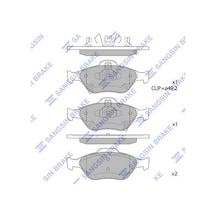 Ön Fren Balatası Takım 150mm Toyota Yarıs 2006-2020 Hı-q