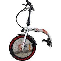 Michelin + Kuyruk Elektrikli Bisiklet Lastik Yazısı Stiker E-bike