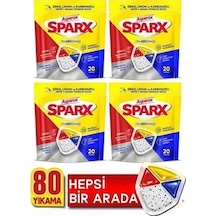 Asperox Sparx Bulaşık Makinesi Kapsülü 4 x 20'li