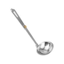 Pazly Katlanabilir Çorba Kaşığı - Paslanmaz Çelik Kamp Seyahat Çorba Kaşığı Gümüş Gümüş