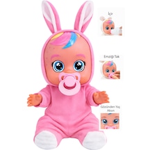 Ağlayan Ve Konuşan Et Bebek 20 Cm Su İçen Bebek Oyuncağı 3+ Yaş Açık Pembe