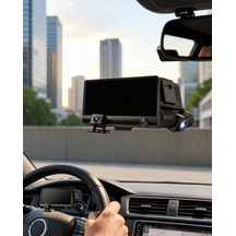 Çift Ve Üçlü Lens Seçeneği İle Tüm Açılardan Kayıt Yapan Araç Kamerası Yeni Nesil 77885055