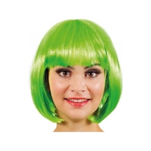 Herşeytrend Yeşil Parti Peruğu Kısa Küt Saç