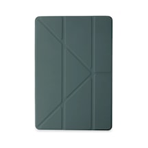 Newface - 97 - Xiaomi Pad 6 Kılıf Kalemlikli Mars Tablet Kılıfı - - Metemıx - Koyu Yeşil