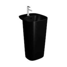 VitrA Plural Monoblok Lavabo Mat Siyah 50 CM