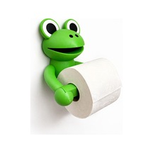 Buççin Online Mağaza Sevimli Kurbağa Tuvalet Kağıdı Askılığı Duvar Tipi Wc Kağıtlık Sert Plastik Dayanıklı Banyo Pl Çok Renkli