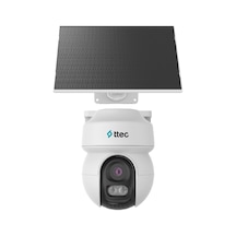Ttec Slr-3330s-mh/sl-4g 3mp 4mm 4g Solar Ptz Güvenlik Kamerası + Kesintisiz Enerji Ve Kablosuz İzleme