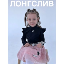 Baby Roo Kız Çocuk Uzun Kollu Top Çevrim İçi Satış Özel Tasarım, Bol Kesim, Bol Pantolon, Bol Etek. 177413335 Siyah