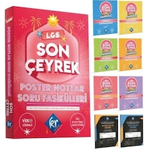 LGS Son Çeyrek Poster Notlar Soru Fasikülleri- KR Akademi