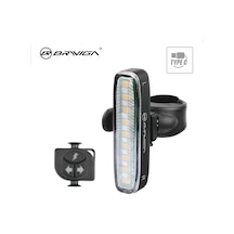 Bike Sky Brıvıga - Lw-beam50 Pro 50 Lümen Kablosuz Kumandalı Dönüş Sinyali Fren Sensörlü, 8 Kırmızı + 9 Sarı Siyah
