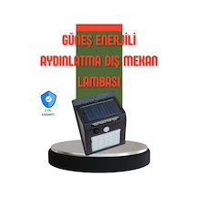 Hareket Sensörlü Güneş Enerjili Dış Mekan Led Lamba 100/144 Led