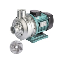 Varan Dwk 400t Açık Çarklı Paslanmaz Santrifüj Pompa 4 Hp / 3 Kw, Trifaze 380 V, 21 Mss Aısı 316
