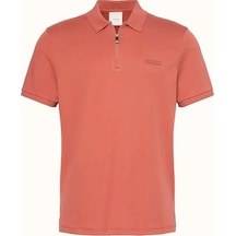 Calvin Klein Lv04le255g Ss Slim Supima Erkek Polo Tişört Turuncu