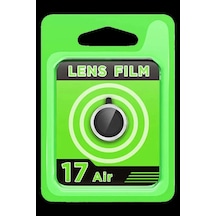 İphone 17 Air Raze Metal Kamera Lens - Gümüş Diğer