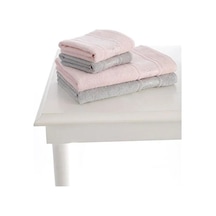 Özdilek Camellia Best Set Hamam Takımı Pembe - Gri 3350 Pembe