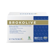 Vitafenix Brokolive Brokoli Eki Ve Bitki Ekstreleri İçeren Takviye Edici Gıda 60 Kapsül