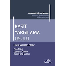 Basit Yargılama Usulü N11.606