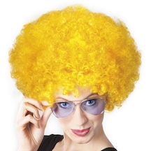Sarı Renk Kıvırcık Afro Bonus Peruk Tgdrtgsrds1tcu8s7ıl Çocuk