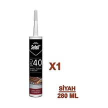 Selsil Pu 40 Mastik Siyah 280 Ml 1 Adet