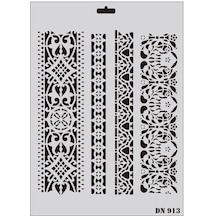 Mey İthalat Rich Dantel Seri Dn-913 Stencil 35x25 Cm