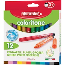 Coloritone Kalın Keçeli Kalem 12 Renk