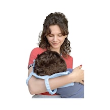 Pamuk Muslin Bebek Emzirme Yastığı Ter Emici Kol Yastığı Mavi