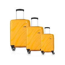 Ççs 5223 Polipropilen 3 Lü Valiz Seti 5223-sarı