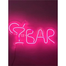 Dekoraven Bar Neon Tabela Neon Yazı Led Dekoratif Duvar Aydınlatması Neon Duvar Dekorasyonu, Barpiraven1 Diğer