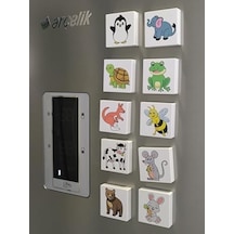 Efe&apos Nin Hayvanat Bahçesi Seri-1 / Manyetik Blok- Magnet 20 Hayvan Figürü