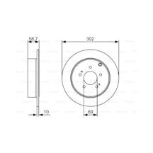 Mitsubishi Grandis 2.0dı-d 2005-2010 Bosch Arka Disk 2 Adet