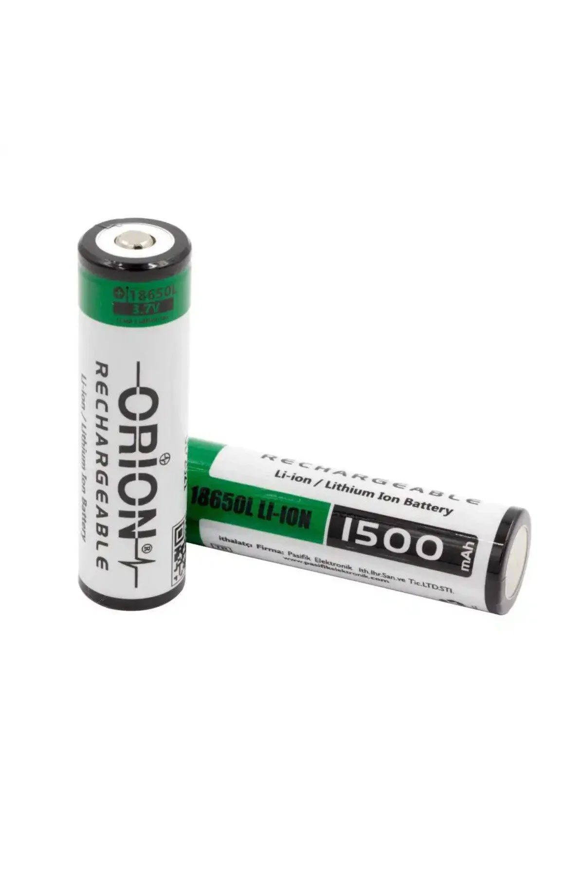 18650l 3.7v 1500 Mah Şarj Edilebilir Pil Başlıklı