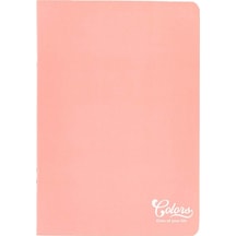 Colors A5 60 Yaprak Kareli Karton Kapak Pembe Renksiz