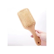Bambu Uçlu Ahşap Saç Fırçası - Antistatik Özellik 0