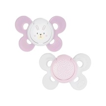 Chicco Physio Comfort Silikon Emzik Kız 0-6 Ay 2'li