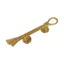 Willowhaven 1 Adet Avrupa Tarzı Altın Renk Pirinç Kapı Kolu, Ofis Ve Ev Dekorasyonu İçin Sürgülü Kapı Aksesuarı