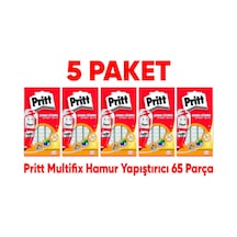 5 Paket Multifix Hamur Yapıştırıcı 65 Parça Patafix Hamur Yapıştırıcı