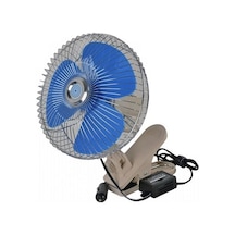 12V Vantilatör 8 " (Çakmak Fişli) (Mandallı)