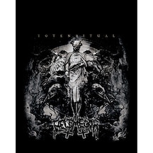 Zepplin Giyim Belphegor Totenritual Büyük Sırt Patch Yama Siyah