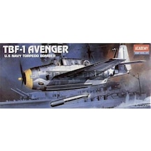 Academy 12452 1/72 Ölçek, Tbf-1 Avenger Savaş Uçağı, Plastik Model Kiti-48817