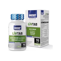 West Nutrition Livtab Milk Thistle & Enginar Eki 1000 Mg 90 Tablet