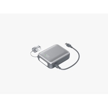 Shaza Nexa Serisi 10.000 Mah Kendinden Kablolu Powerbank - Gri