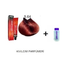 Loreal Majirel 5.64 Açık Kestane Kızıl Bakır Saç Boyası + Oksidan