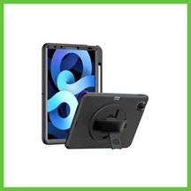 Bezos Apple iPad Uyumlu Pro 11 2018 Kılıf Hand Strap Tablet Kılıfı - Siyah Dmc