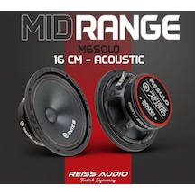 Reiss Audio Rs-M6Solo 16 Cm 200 Watt Profesyonel Midrange